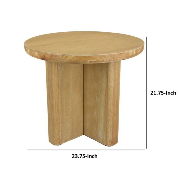 BM334913_4_e5ba1a06-afa2-47d2-8fe2-f5a9ba1e643f Round Side End Table, X Shaped Paneled Legs, 24 Inch Brown Wood