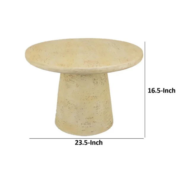 BM334921_4_ecd9788b-8497-419e-b4c2-e4a08ee9a8c7 Keki Coffee Table, 24 Inch Round, Tapered Off White Resin Body