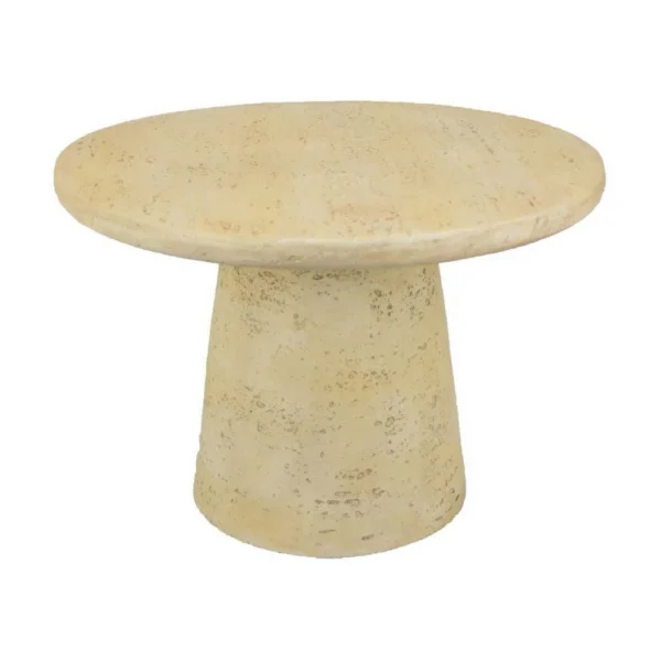BM334921_bd90d785-9ed6-4442-a391-1bf2eff109a3 Keki Coffee Table, 24 Inch Round, Tapered Off White Resin Body
