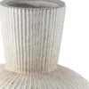BM334926_2_9d8c855e-a872-4242-9a23-c176b673987e Gany Decorative Vase, Spherical Bottom, 22 Inch Weathered White Resin