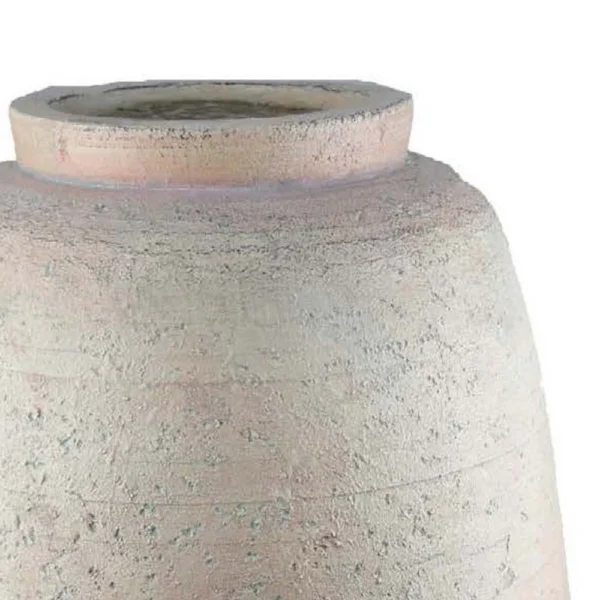 BM334934_2_7ceca0b5-662a-4705-b2cb-ec097abc0d89 Kilu Decorative Vase, Rugged Texture, 24 Inch Metallic Gray Resin