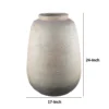 BM334934_4_1bbc3aea-c5d3-4d5b-877e-21997acca10d Kilu Decorative Vase, Rugged Texture, 24 Inch Metallic Gray Resin