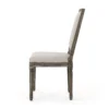 BM335108_2_7b5c687f-e5b4-488e-b0d9-8a499a416188 Side Dining Chair Set of 2, Wheat Beige Polyester, Distressed Brown