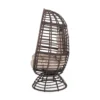 BM335118_3_31d35313-7409-4be5-8514-9ad9765026c3 Swivel Outdoor Egg Chair, Brown PE Woven Rattan, Iron, Beige Polyester