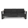 BM335175_1_08e3685e-3d6f-46d3-acaa-52ffc6452361 Vinia 3 Seater Outdoor Sofa, Plush Cushions, 77 Inch Black Aluminum