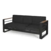BM335175_e724896e-3a8f-4215-88fc-be24ba1676ca Vinia 3 Seater Outdoor Sofa, Plush Cushions, 77 Inch Black Aluminum