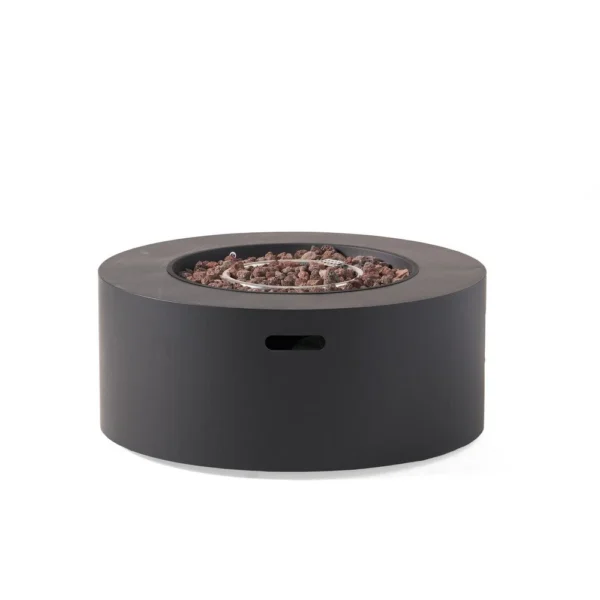 BM335235_1_0990aefb-4546-41d6-b4f9-018ab74a555a Outdoor Fire Pit, 40,000 BTUs Cutout Handles, Round Dark Gray Iron
