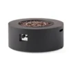 BM335235_2_1675d06f-a1d2-4d12-8613-5770f5efefb7 Outdoor Fire Pit, 40,000 BTUs Cutout Handles, Round Dark Gray Iron