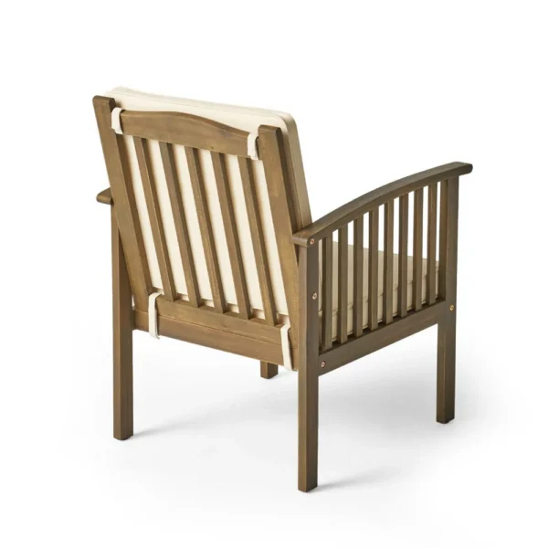 BM335257_3_ad14964a-b985-48b1-a4b1-20f4cf3a983d Gerry Outdoor Club Chair Set of 2, Cream Cushions, Slatted Dark Brown