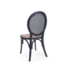 BM335260_2_83fd0193-705b-498d-8595-c9604de56752 Dining Chair Set of 2, Matte Black Rattan Woven Back and Brown Seat