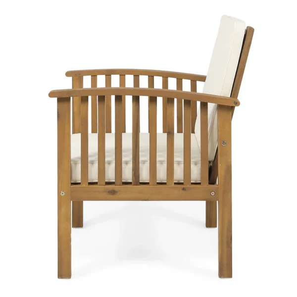 BM335262_3_c553f9c4-3536-408b-875c-7b4b7065999f Gerry Outdoor Club Chairs Set of 2, Cream Fabric, Slatted Light Brown