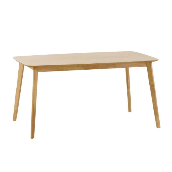 BM335331_d1057fdb-dbc7-48eb-a2fb-d7ec87a223c0 Dining Table, 59 Inch Natural Walnut Brown Rectangular, Tapered Legs