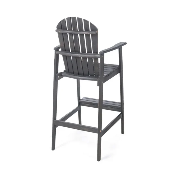 BM335374_2_c0ee1bef-f8e3-4b3d-98d2-ce4fa71526c7 Outdoor Barstool Chair Set of 2, Rustic Slatted Back, Dark Gray Wood