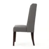 BM335441_3_3dcedce7-0429-4b54-8c49-ca3737ff3cb6 Nathan Dining Chair Set of 2, Dark Brown Wood, Tufted Gray Wingback