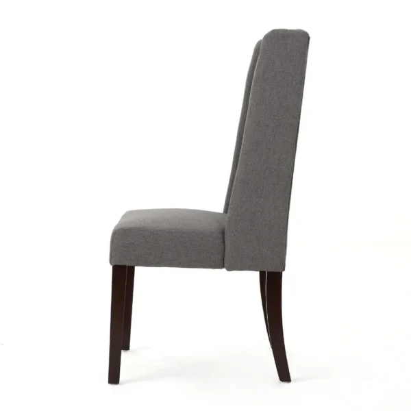 BM335441_3_3dcedce7-0429-4b54-8c49-ca3737ff3cb6 Nathan Dining Chair Set of 2, Dark Brown Wood, Tufted Gray Wingback