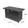 BM335462_4_06de114b-6db5-4d0c-847e-28f52977c8b5 Outdoor Fire Pit, Black Iron, Inner Propane Gas Tank Storage, 47 Inch