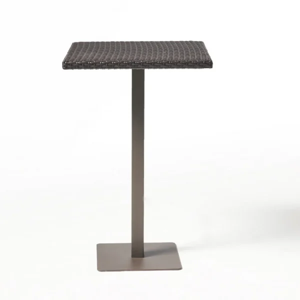 BM335467_1_e7449378-e680-4240-9c83-a3a216a84467 Outdoor Square Bar Table, Brown Multi Rattan, Metal Frame