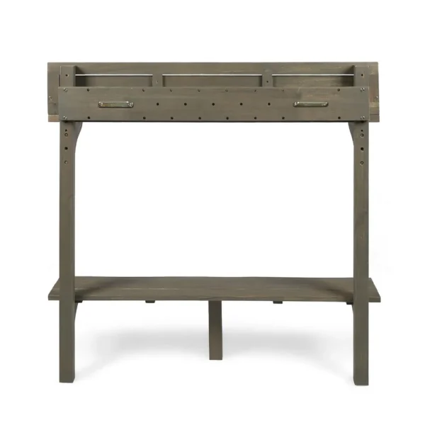 BM335472_3_62dc0c80-b35e-407c-994b-ff71a9e3f9e5 Outdoor Balcony Bar Table, Slim Design Gray Wood Frame, 50 Inch