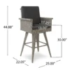 BM335476_4_3532178d-3c84-402d-886d-79f12e1fa2ab Outdoor Barstool Chair, Gray Black Wicker Rattan, Polyester Cushions