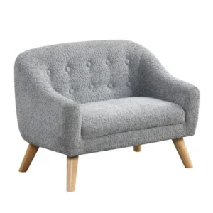 BM335482_bbe57c71-58ce-4834-a51c-0319f1406cb1 Aelia Kids Size Sofa Chair, Wood Legs, Gray Tufted Chenille 29 Inch