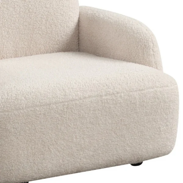 BM335485_2_ac787bfd-789a-483a-83d3-10f9693773f0 Raye Bear Shaped Kids Armchair with Black Legs, Beige Teddy Velvet