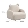 BM335485_4_4764838e-155c-4a04-ae65-7002ff5ad1ac Raye Bear Shaped Kids Armchair with Black Legs, Beige Teddy Velvet