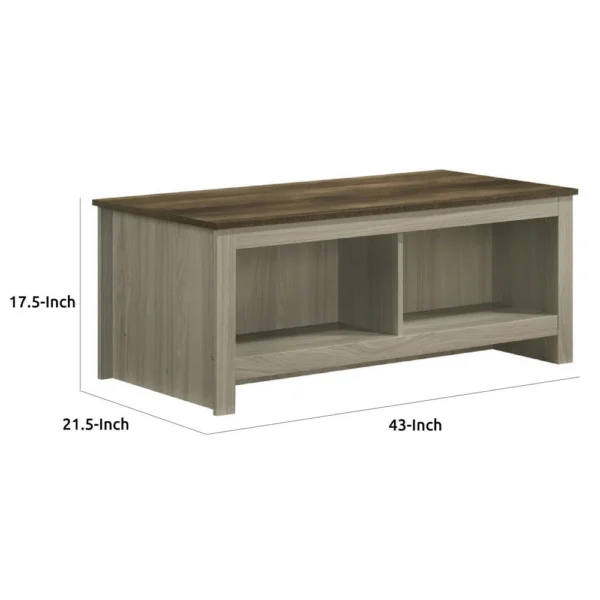 BM335498_4_b092cf30-79f6-4eb6-bcc2-11a44d21dd6a Nena Coffee Table with Open Shelves, Brown Wood Top, Oak Gray 43 Inch