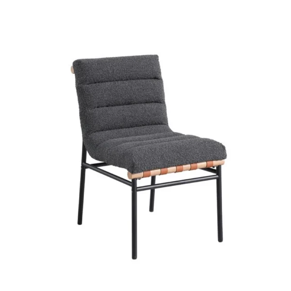 BM335501_2_68a83577-b142-4ce0-8f95-e82ae6659302 Kive Dining Chair Set of 2, Black Iron Legs, Gray Channel Tuft Boucle