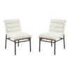 BM335502_f68bf8a5-4bf0-40fc-a303-d3eed56304f4 Kive Dining Chair Set of 2, Black Iron Legs, White Channel Tuft Boucle