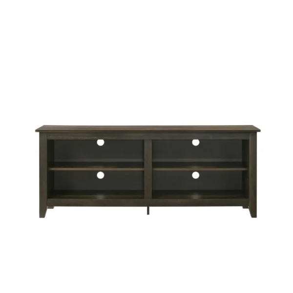 BM335507_1_45f224f9-ce7c-4d8a-be87-6403dda81073 Trove TV Stand Media Cabinet w Open Shelves, Dusty Oak Brown 58 Inch