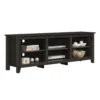 Nitto TV Stand Media Cabinet, Adjustable Open Shelf, Dark Gray 70 Inch