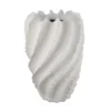 BM335606_4e18ecf6-1f02-41e2-856b-f81fc7c3c76e Velz Decorative Flower Vase, 18 Inch Wavy Shape, Matte White Ceramic