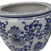 BM335635_3_36159fef-3fb9-418a-b259-b6d6ba5e89c0 Hely 3 Planter Set, Blue Floral Vine Off White Ceramic 20, 14, 10 Inch