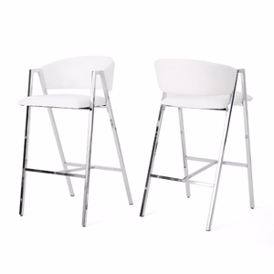 BM335647_295cb9ed-4f4a-4523-9e14-867efa2cf350_002 Zoy Barstool Chair Set of 2, Ivory Faux Leather, Chrome Metal Frame