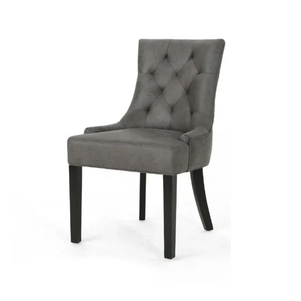 BM335661_2_4150fc85-5663-422a-abce-5c5484edf9f7 Chen Dining Chair Set of 2, Tufted Slate Gray Microfiber, Black Wood