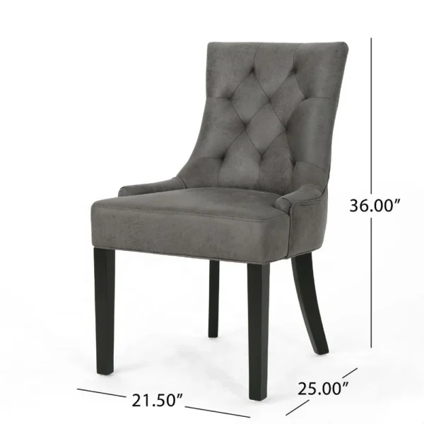 BM335661_4_86efb5bd-4d0e-4a54-a8d2-7b35ecaa891e Chen Dining Chair Set of 2, Tufted Slate Gray Microfiber, Black Wood