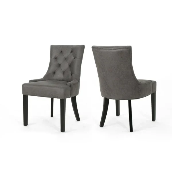 BM335661_a50129d2-9abd-4811-91c2-ac7727be5760 Chen Dining Chair Set of 2, Tufted Slate Gray Microfiber, Black Wood