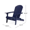 BM335662_4_9da57c8b-8c66-4285-b13d-d815bb2c8df4 Libo Outdoor Adirondack Chair, Blue Acacia Wood Frame, Slat Panels