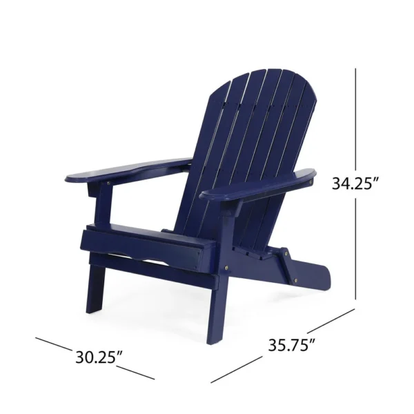 BM335662_4_9da57c8b-8c66-4285-b13d-d815bb2c8df4 Libo Outdoor Adirondack Chair, Blue Acacia Wood Frame, Slat Panels