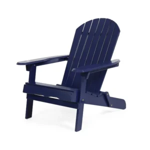 BM335662_8b78feba-9385-4816-a67b-36cf033ca52c Libo Outdoor Adirondack Chair, Blue Acacia Wood Frame, Slat Panels