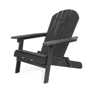 BM335663_c0411aa4-a4bc-4a4d-b402-86e6295f37d9 Libo Outdoor Adirondack Chair, Gray Acacia Wood Frame, Slat Panels