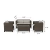 BM335691_4_9e8b566f-672b-4804-8988-7da9f865c217 Perie 4 Piece Outdoor Sofa Chair and Table Set, Brown Rattan, White