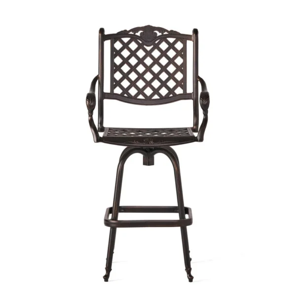 BM335724_1_11c84882-e8a6-4f97-a058-eac9042ec251 Outdoor Barstool Chair, Swivel Function, Coppertone Aluminium Finish