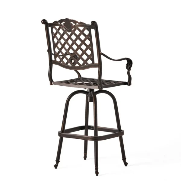BM335724_2_303b685a-7984-454e-996d-0c8ee9e3ad13 Outdoor Barstool Chair, Swivel Function, Coppertone Aluminium Finish