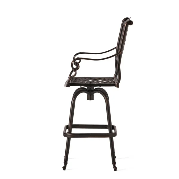 BM335724_3_ace70524-b099-4fd6-9241-2ca029dd4d6e Outdoor Barstool Chair, Swivel Function, Coppertone Aluminium Finish