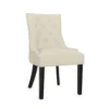 BM335763_1_0299667c-565a-4106-af04-8d677f987728 Chen Dining Chair Set of 2, Beige Fabric Upholstered Tufted Backrest