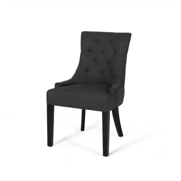 BM335822_2_0e8b6601-c710-4bcc-b18d-cc437b96069a Chen Dining Chair Set of 2, Upholstered Tufted Backrest, Gray Fabric