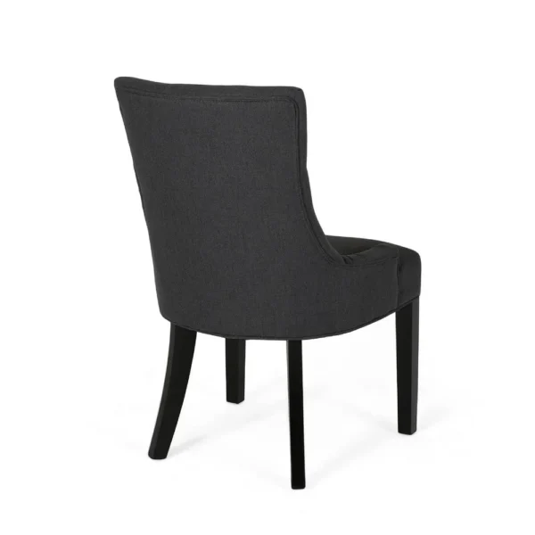 BM335822_3_b4d5222d-d181-44c8-8dd0-54b4c7838b4d Chen Dining Chair Set of 2, Upholstered Tufted Backrest, Gray Fabric