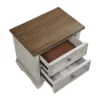 BM335832_2_e31335e4-9917-4b8d-b5a5-5df0efba9fc5 Giny Nightstand, 2 Drawers, Brown and Antique Gray Acacia Wood Top