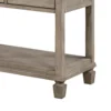 Cely Nightstand, 2 Drawers with Lower Open Shelf, Gray Oak Veneer